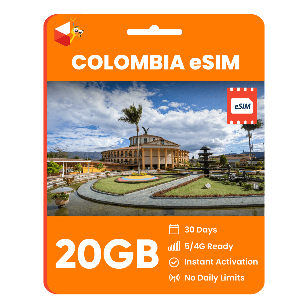 Colombia Data eSIM - SimCorner