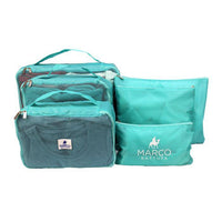 Packing Cube 6 piece - Turquoise Green I SimCornerAustralia