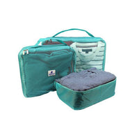 Packing Cube 6 piece - Turquoise Green I SimCornerAustralia