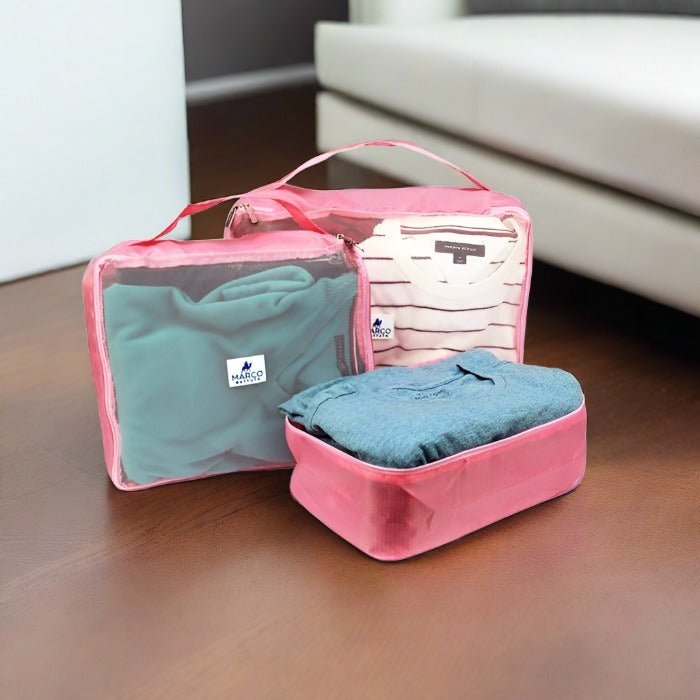 Packing Cube 6 piece - Candy Pink I SimCornerAustralia