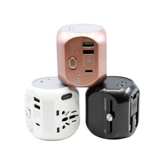 Universal Travel Power Adapter with 3 USB I SimCornerAustralia