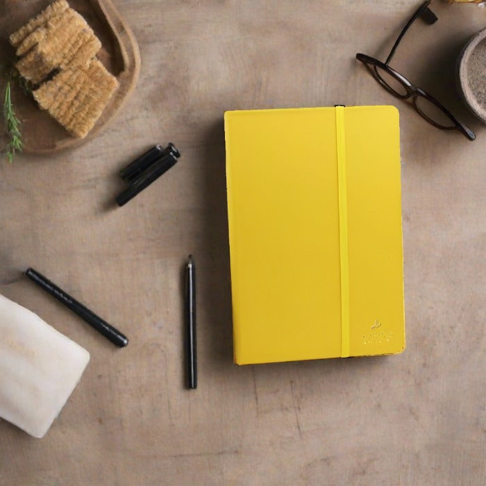 Tuscan Yellow - Genuine Leather Journal I SimCornerAustralia