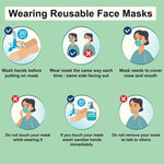 Protective Adult Cloth Face Mask - Black I SimCornerAustralia